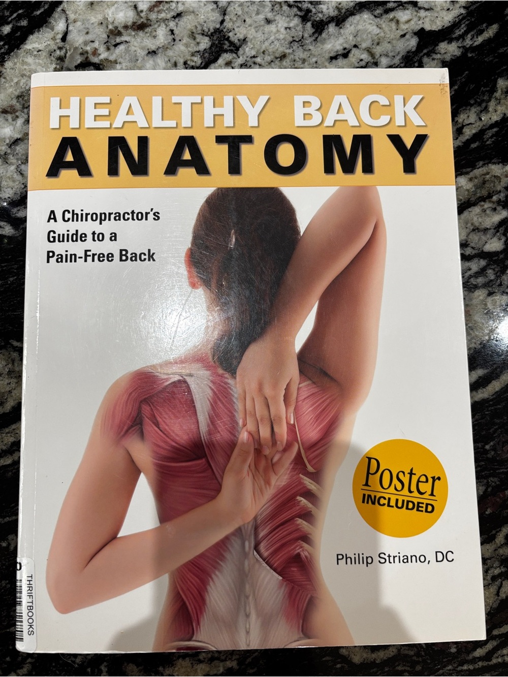Healthy Back Anatomy - Yellow Cover by Philip Striano, DC